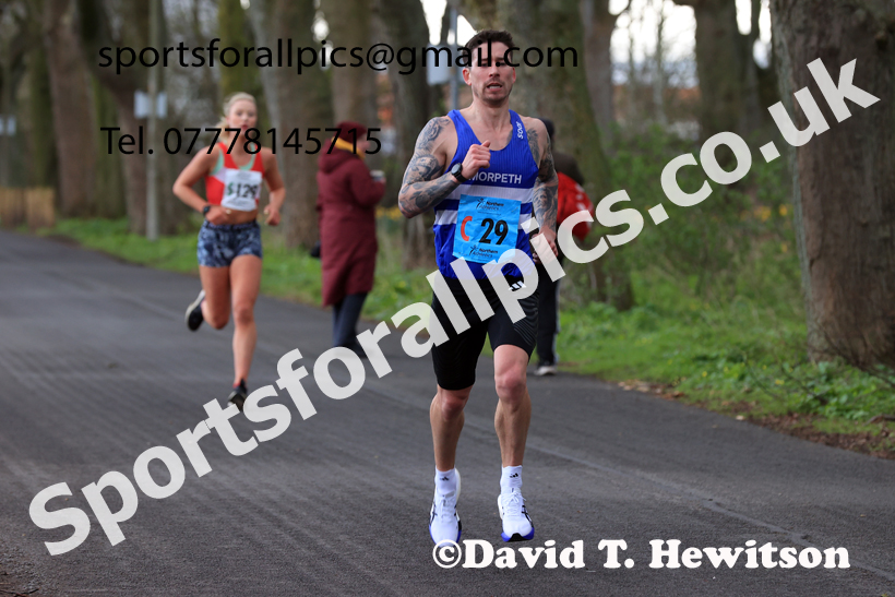 Senior Mens 12 Stage Road Relay, 2026 Northern Mens 12 and Womens 6 Stage Road Relays and Young Athletes 5k, Sheepmount Stadium, Carlisle. Photo: David T. Hewitson/Sports for All Pics